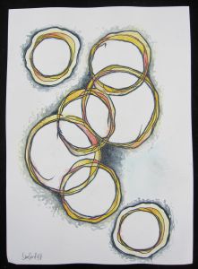 Circles Watercolour WS