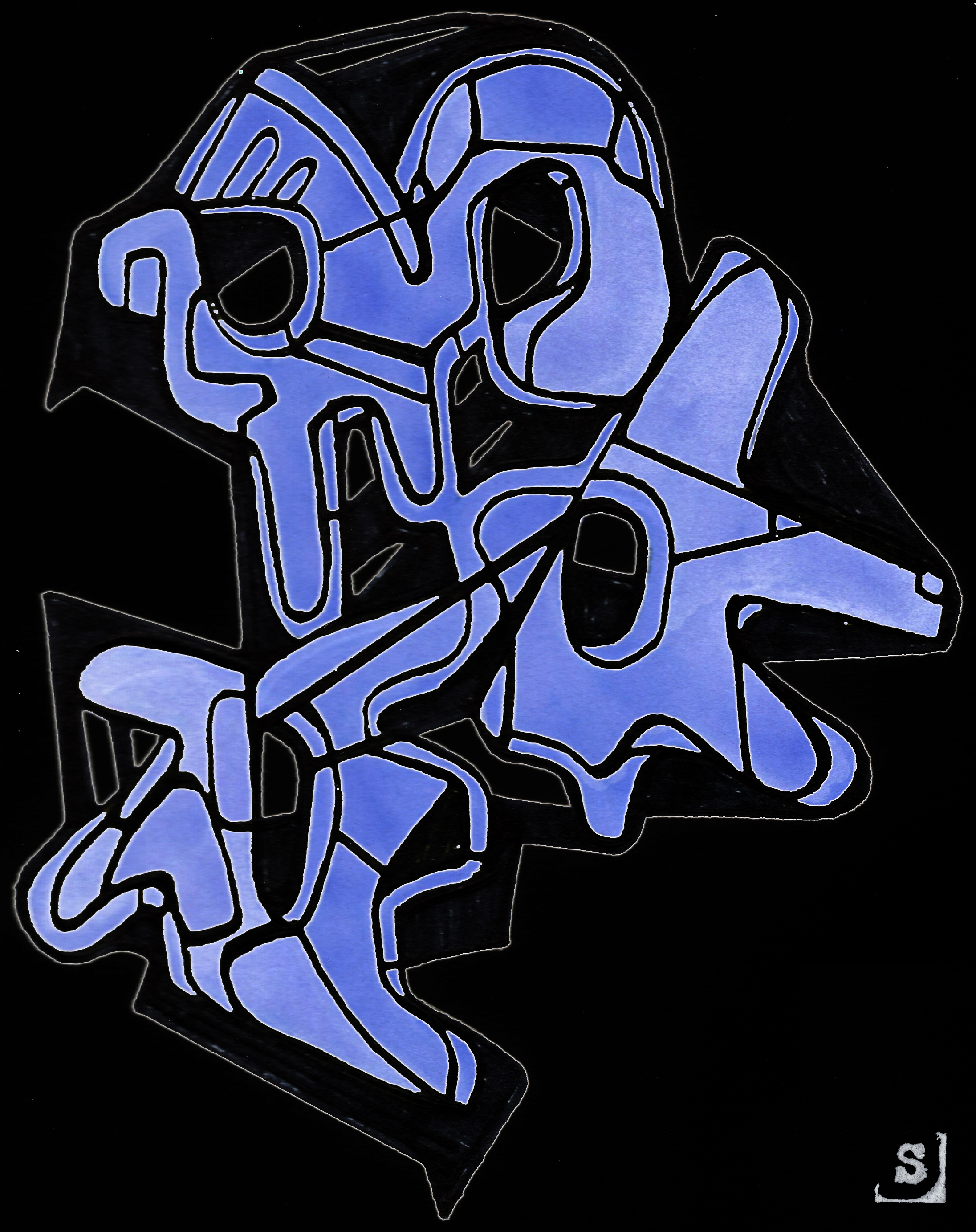 abstract figure samserif