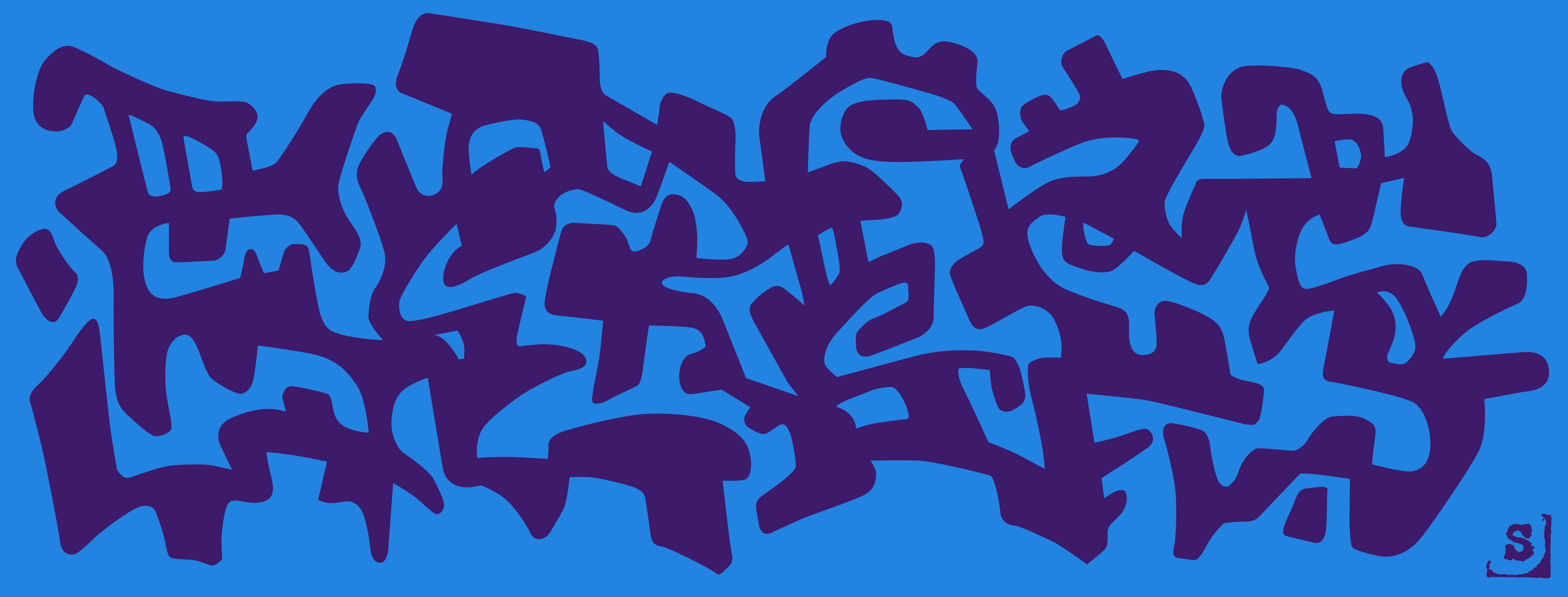 abstract letters samserif